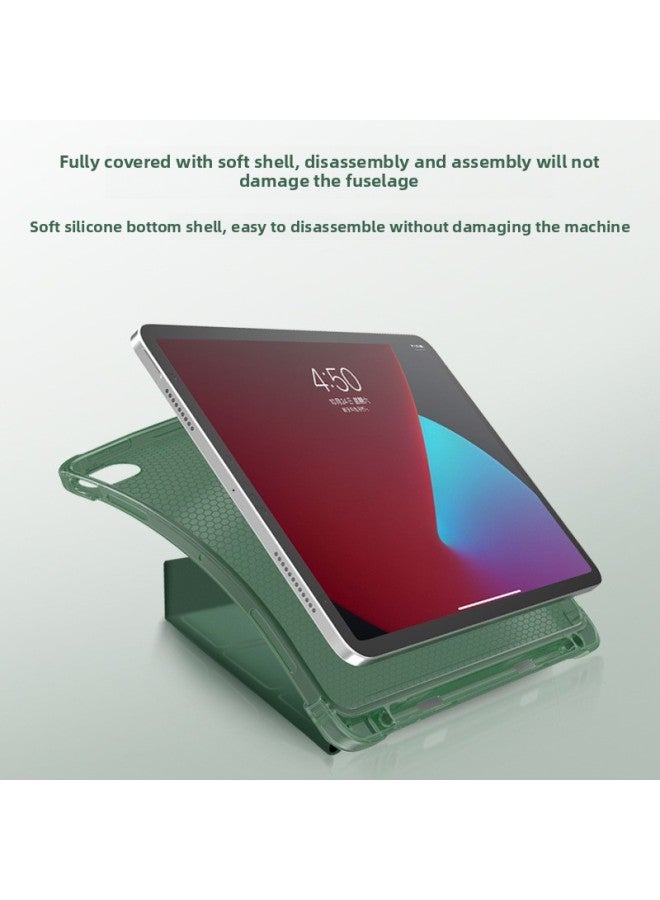 IPAD10.2 Protective Case With Pen Slot 18 Pro11 Silicone Air10.9 Soft Case MINI23456 For Iphone 7 Generation-Color:Matcha Green-Applicable Model:Air4/5 10.9/2018 11 Inch - Image 5